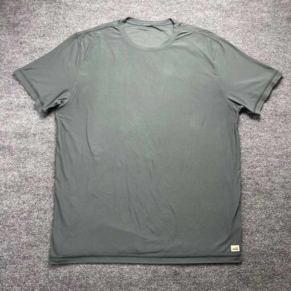 Vuori Mens Strato Tech Tee Sage Green Short Sleeve Active Training Shirt XL
